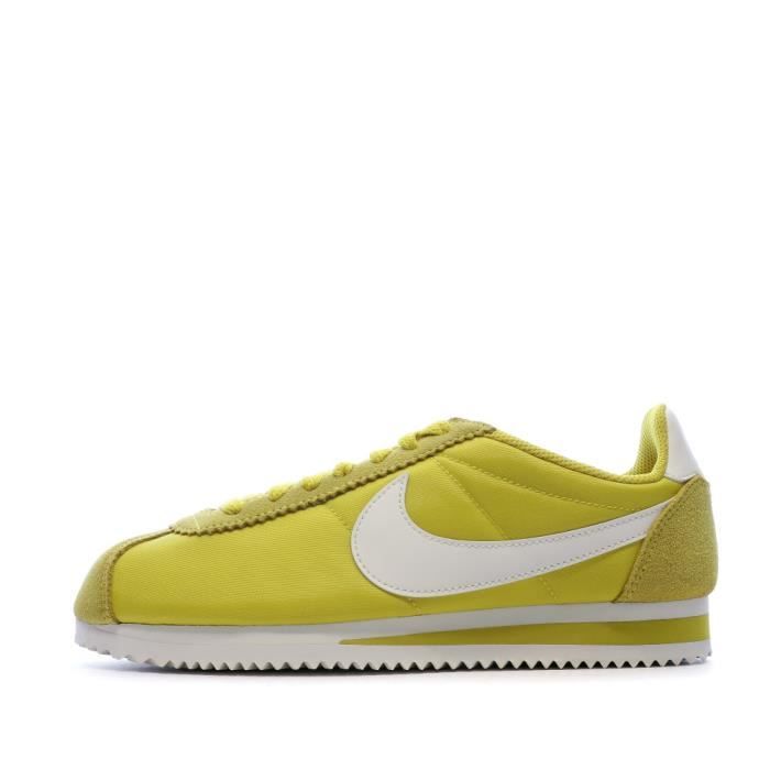 basket homme nike jaune