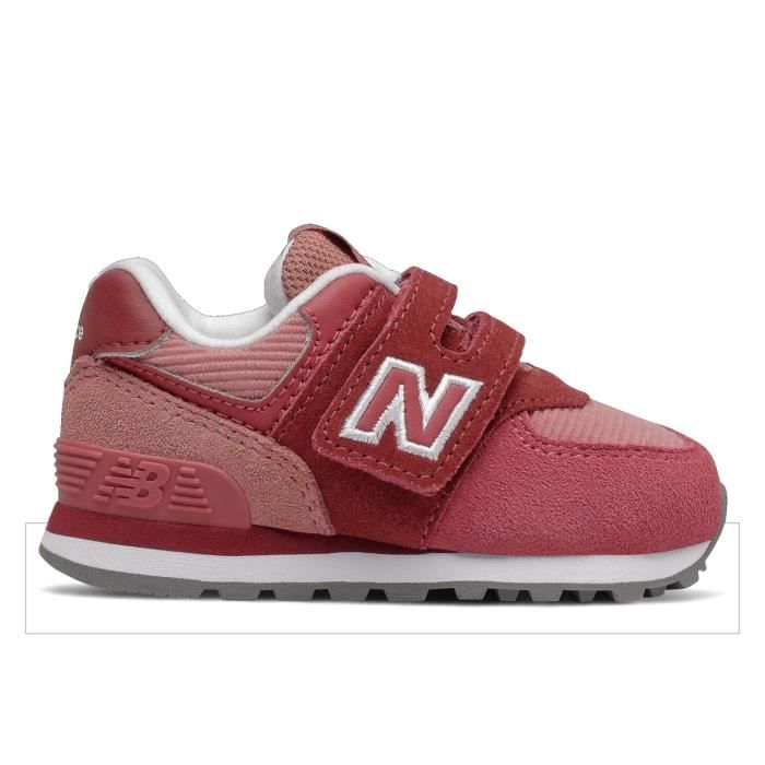 Chaussures de lifestyle bébé New Balance 574 - Deep Earth Red - Scratch - Textile