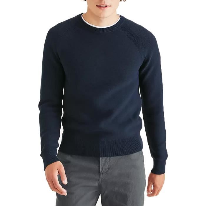 Pull homme M moyen docker's pull argyle diamant manches longues col rond