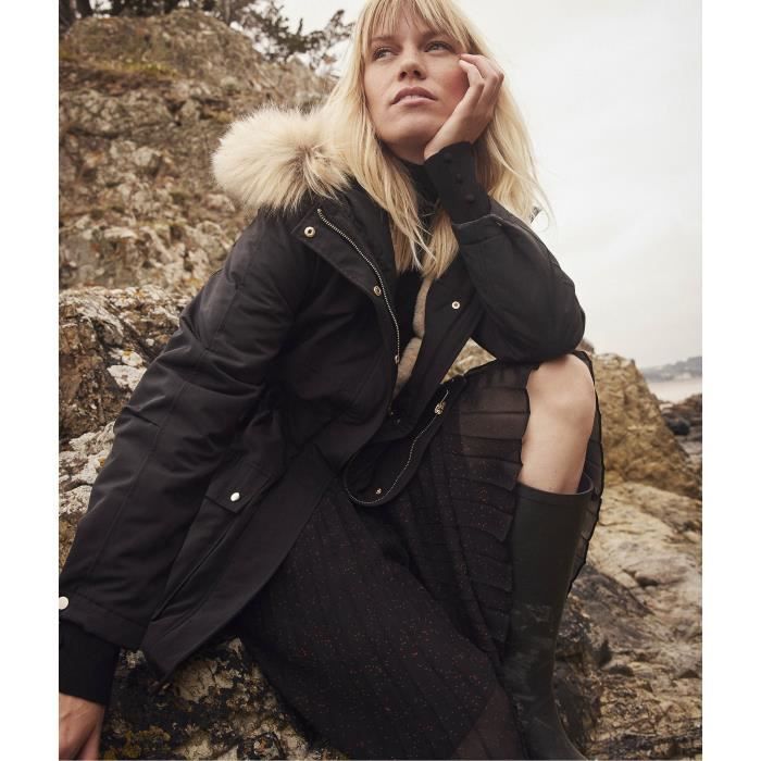 parka femme imperméable avec capuche pas cher