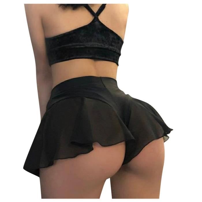 Short Nouveau À Volants Taille Haute 