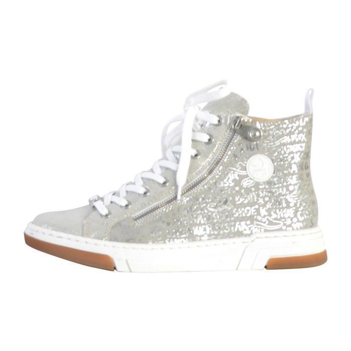 Rieker Basket Montante Cuir Rieker Aleria - Gris