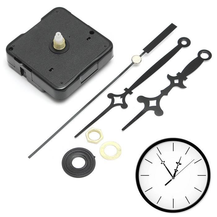 Mécanisme D’horloge Silencieux Petit – Kit De Remplacement DIY Avec Aiguilles, Pour Horloge Murale 10-12cm