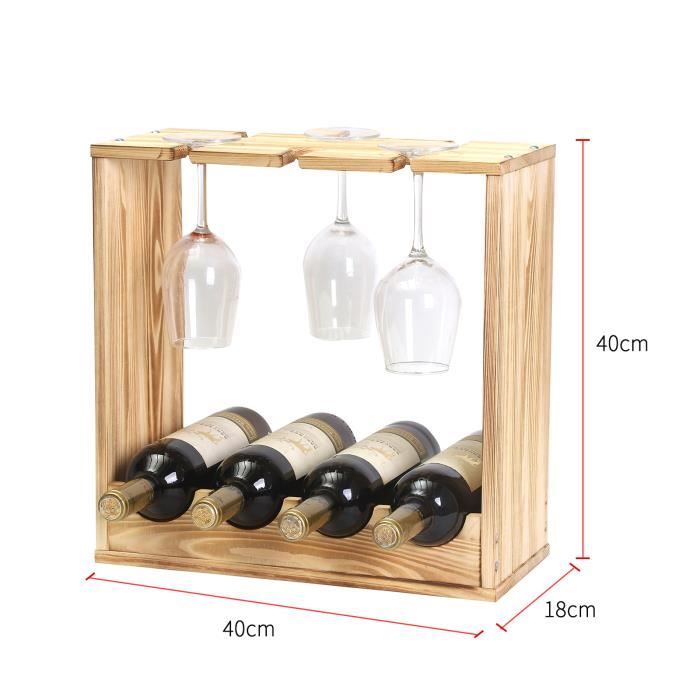 Casier À Vin En Métal Porte-Bouteille De Vin Décoratif Pratique Unique