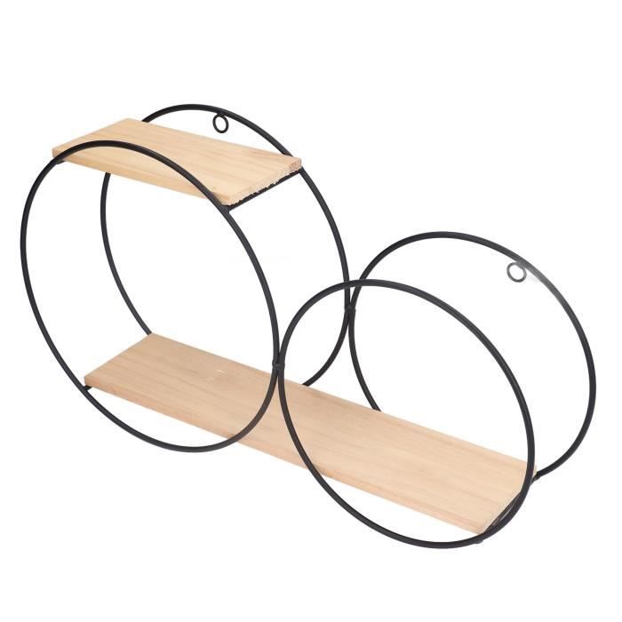 Étagère murale circulaire OMABETA - étagère ronde - fer - 45x25 cm ...