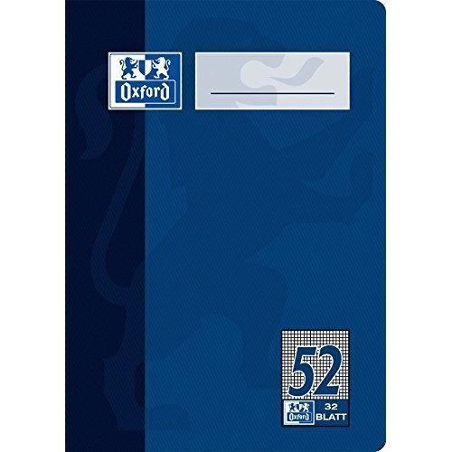 Oxford cole Cahier, papier Optik Paper 90g/m Linéature 52 - carré A6 ...