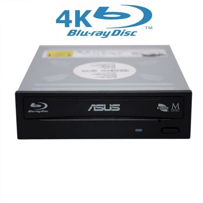 Lecteur graveur ext.,Bali 16X BW16D1HT Interne Bluray Burner Drive avec 1 PC 4K film (4K RW