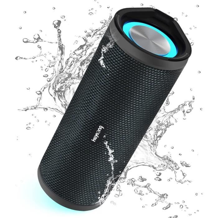 Enceinte Bluetooth Portable 25W IPX7 - Étanche, Lumières RGB, 24h Autonomie - Pour Fête, Piscine, Extérieur - 5