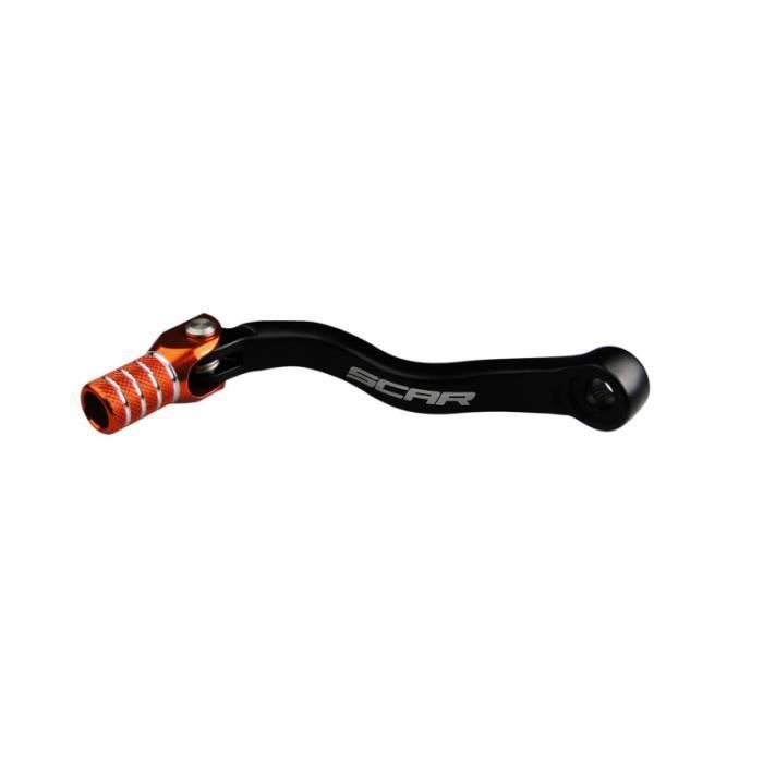 Sélecteur De Vitesse SCAR Orange Pour KTM SX SXF EXCF 250-450 2011-2023 - Aluminium Anodisé