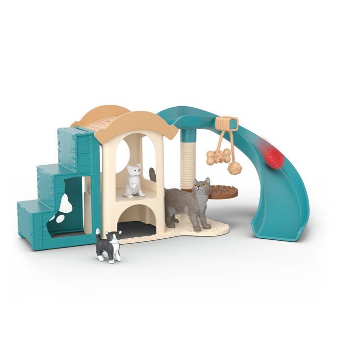 Figurine Jeux pour chats Schleich 42764 Farm World dès 3 ans
