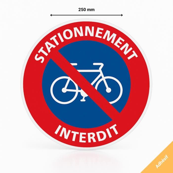 Disque Stationnement Interdit Turbocar - Ø19.5cm, Autocollant Ou Vissable - Signalisation Parking