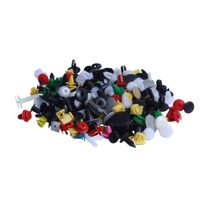 1100 Pièces Clips Plastique Auto Universels - Rivets Fixation Pour Garniture Voiture