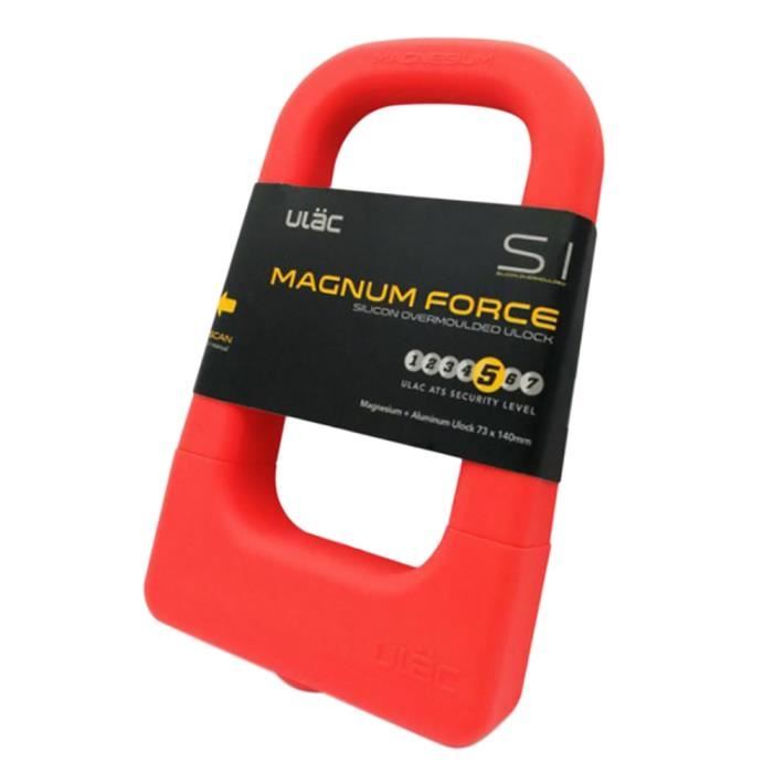 Antivol Vélo U-Lock ULAC Brooklyn - Anse Acier Trempé 14 Mm, 3 Clés Abloy, 2000 Combinaisons - Sécurité Niveau 5, Idéal Vélos électriques