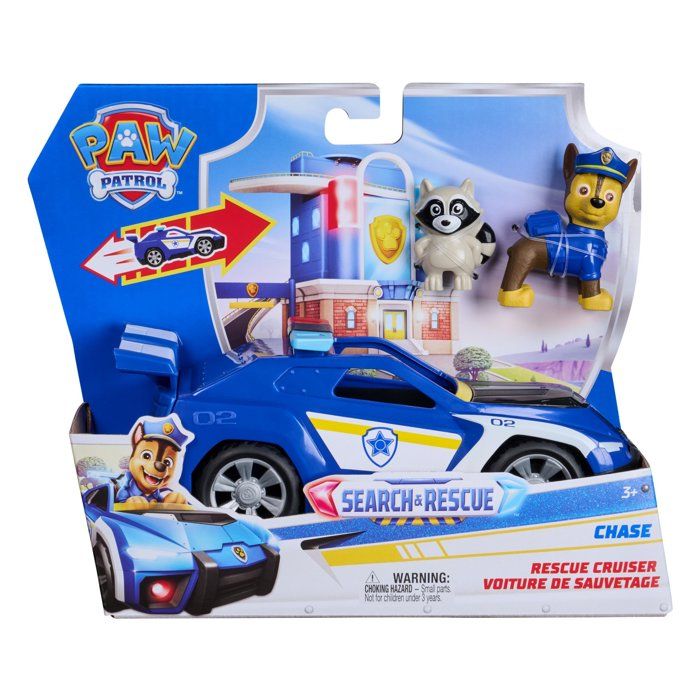 Véhicule et figurine - Chase - Search & Rescue - La PatPatrouille