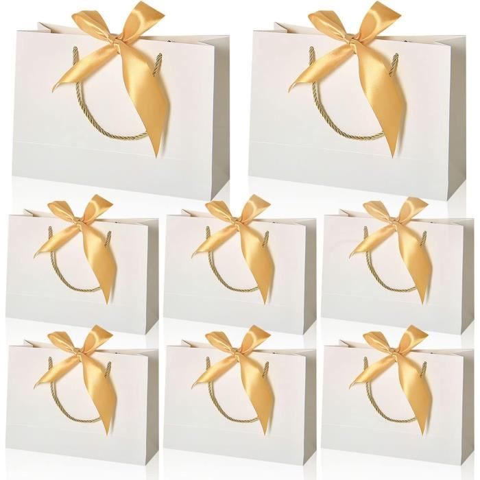 Sac Cadeau Grand Format,Pochette Cadeau,8 Pièces Sac Papier Cadeau,Sacs  Cadeaux,32 x11x 25cm Sac Cadeau Mariage, Sac en Papier112 - Cdiscount Beaux- Arts et Loisirs créatifs