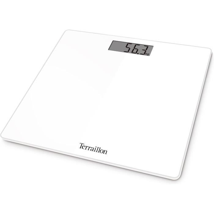 BALANCE Terraillon Pèse Personne Électronique, Ultra-Plat