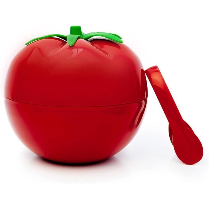 Boîte Tupperware Vintage En Forme De Tomate - Rouge - Années 80/90