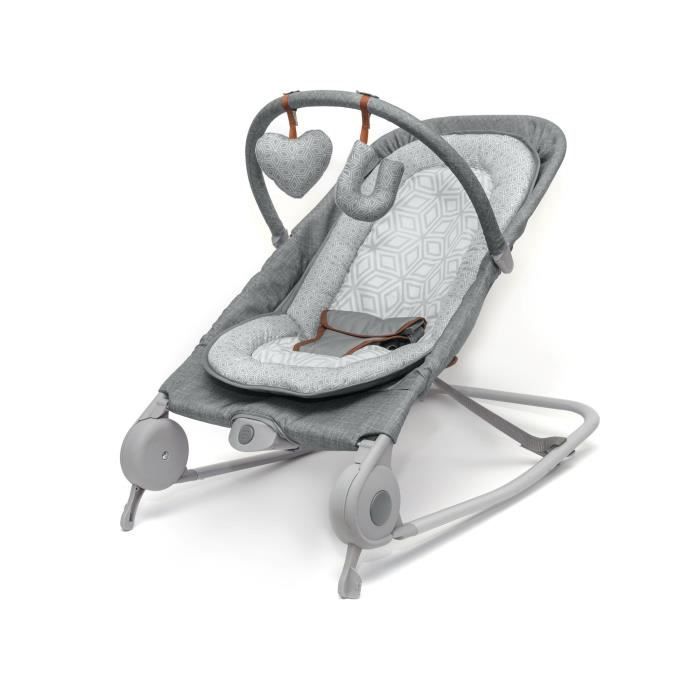 Transat pour bébé ergonomique Lullaby - gris