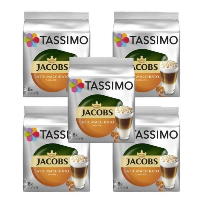 5 Tassimo Jacobs Latte Macchiato Caramel - Cdiscount Au quotidien