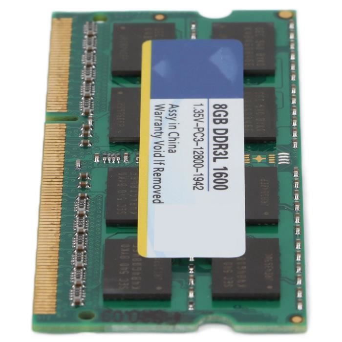 Crucial - DDR3L - module - 4 Go - SO DIMM 204 broches - 1600 MHz / PC3-12800 - CL11 - 1.35 V - mémoire sans tampon - non ECC | Rakuten