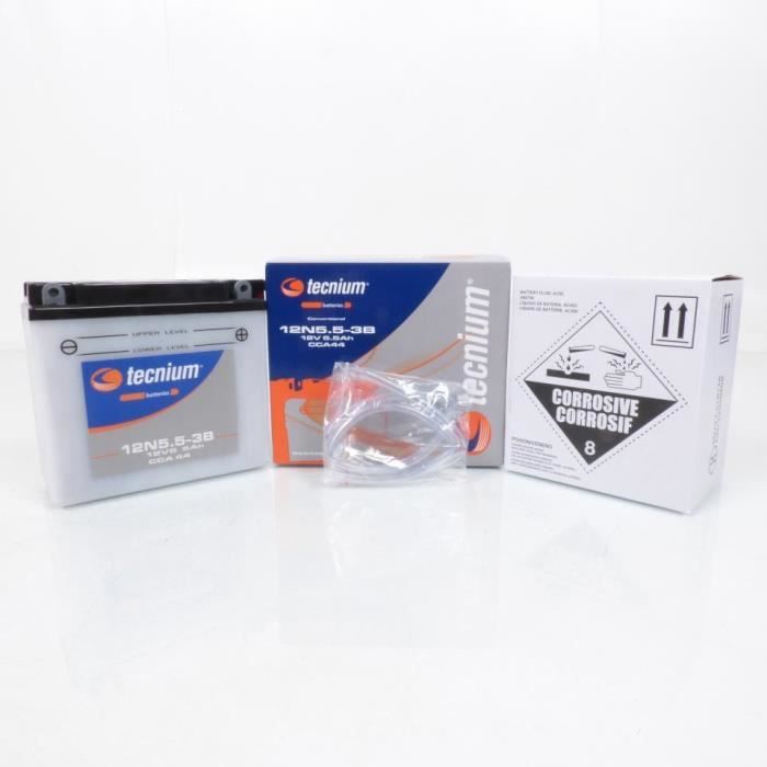 Batterie Moto Tecnium 12V 4.2Ah YTX4L/YTZ5S Pour Suzuki DR SE 1994-1995 - Neuf - Garantie 2 Ans