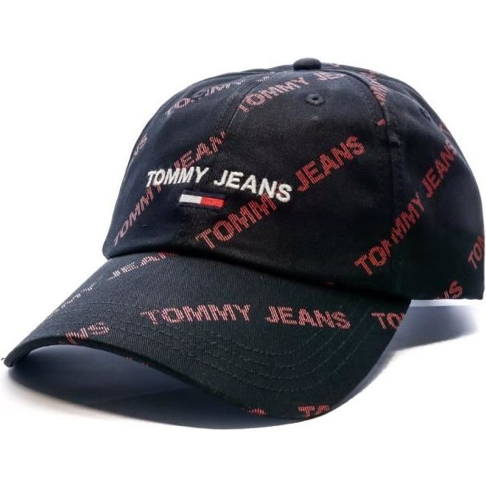 Casquette Noir/Rouge Homme Tommy Hilfiger Sport Cap - Cdiscount