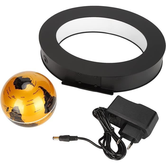 Globe Terrestre Lévitant LED 4 Pouces - Carte Du Monde Flottante, Anti-gravité, Neuf