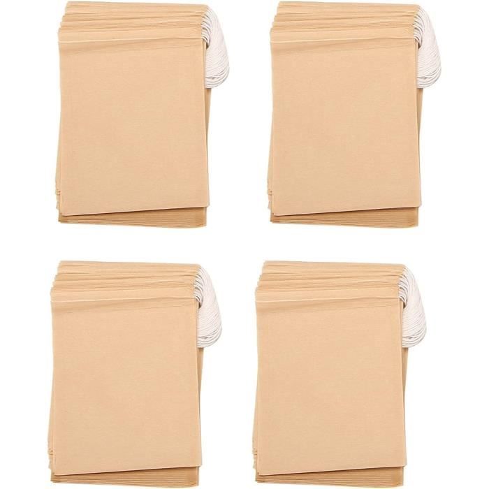 Sachets De Thé Jetables Avec Filtre, 100 à 2000 Pièces, Sachets De Thé Parfumés Avec Ficelle, Papier Scellé Pour La Cuisine, Feuilles Mobiles, Thé, Café, épices, Herbes