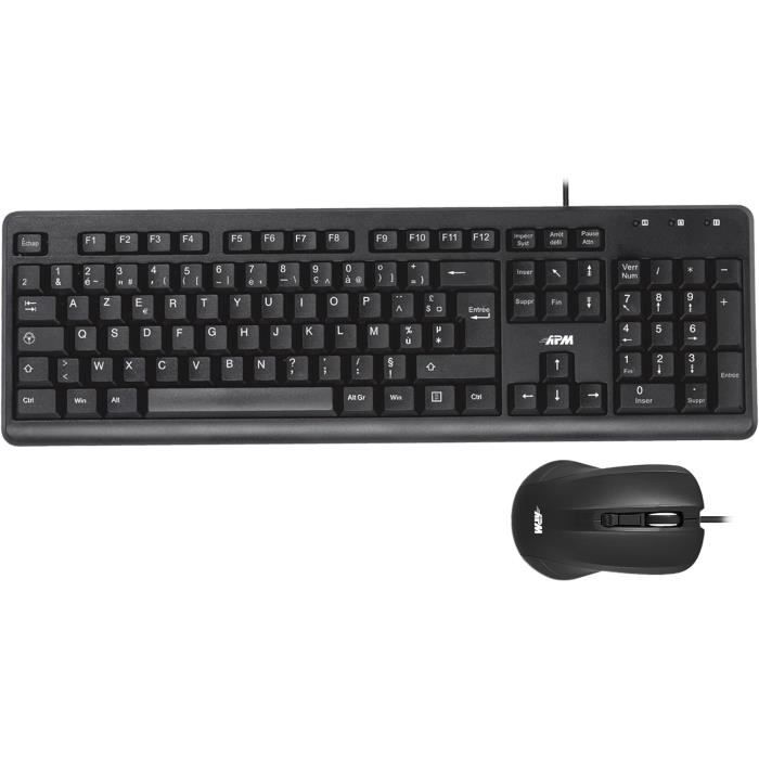 Sweet Pack Clavier Souris Gaming Sans Fil Layout Français (Azerty) Wifi
