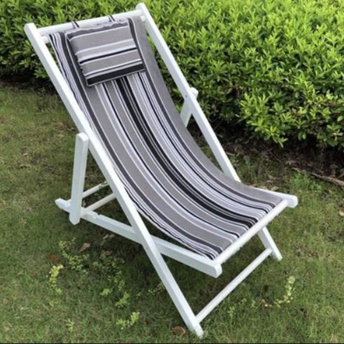 Chaise Longue Bain De Soleil Bois Pliable Chaise Longue Pliable Chaise