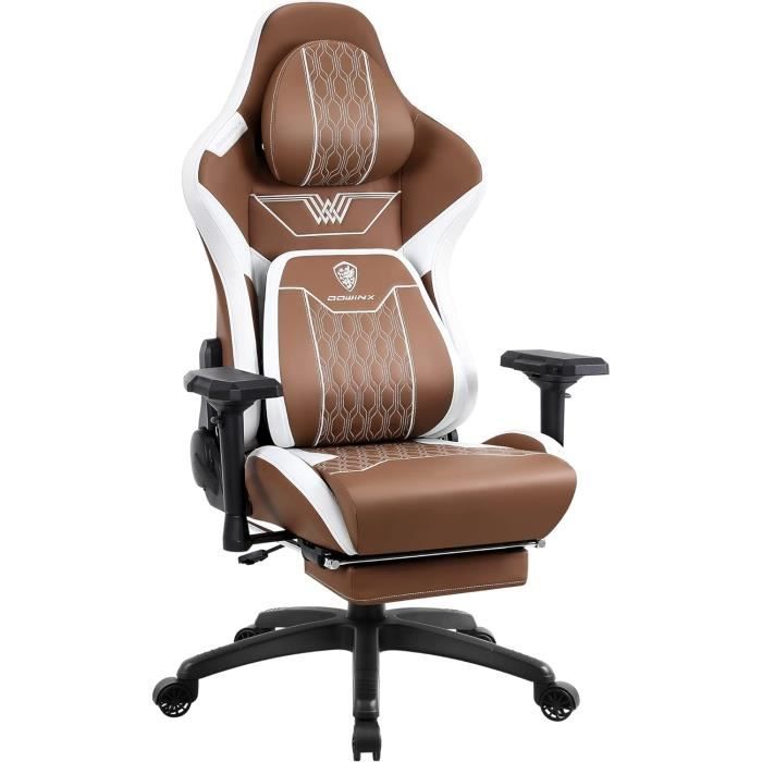 COSTWAY Chaise Gaming RVB , Fauteuil Gamer Éclairage LED