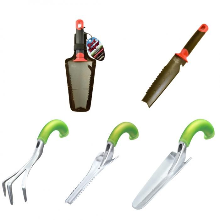 Pelle Multifonction RootSlayer VENTEO - Bêche, Désherbeur, Trancheuse, Acier Carbone, Poignée Ergonomique - 14