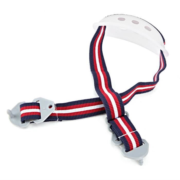 Sangle de sécurité pour casque de chantier blanc Sangle de menton