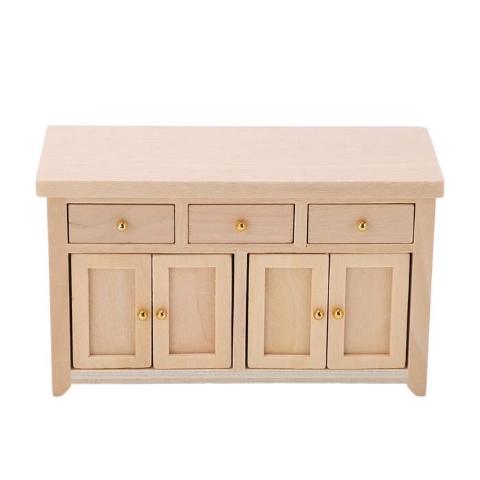 Maison de Poupée Miniature Bébé, Échelle 1:12 Échelle 1:12 Maison de Poupée Meubles Miniature DIY pour Décor Blanc