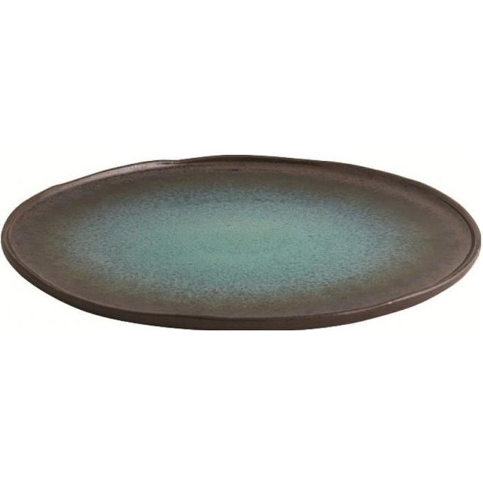 6 unités H/&H Québec Set Assiettes Creuses céramique Stoneware Taupe