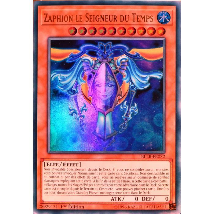 Yu-Gi-Oh Zaphion Le Seigneur Du Temps BLLR-FR032