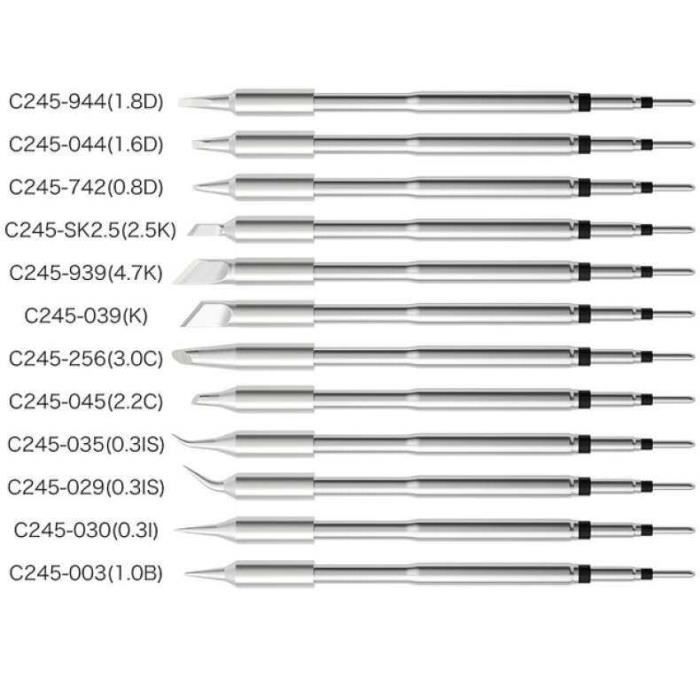 Lot De 6 Pointes De Fer à Souder Interface E10 - Type B, C, K - Cuivre Anti-rouille, Portable - 6