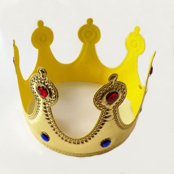 Gold -Chapeaux couronne pour anniversaire en or pour enfants
