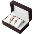 Coffret Cadeau Montres Femmes Bracelet Luxe Diamant Bijoux 2020 Quartz Montre-1