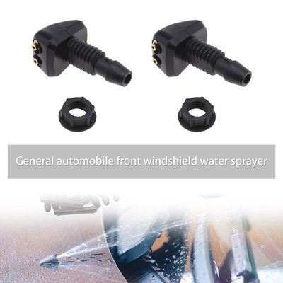 4 Pcs Buse De Lave-Glace Arrière Et Avant Universelle - Pompe Et Buses Pulvérisation Essuie-Glace Voiture