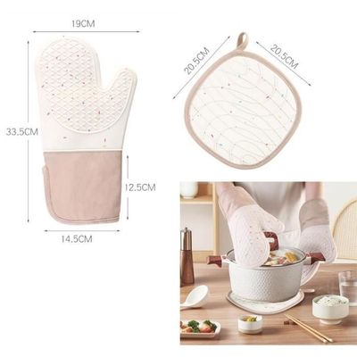 Gants De Cuisine Résistants à La Chaleur - Lot De 2, Taille Unique - Anti-dérapants, Pour Four, Grill Et Cheminée