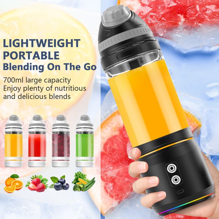 Senya blender smoothie avec 2 bouteilles portables rouge