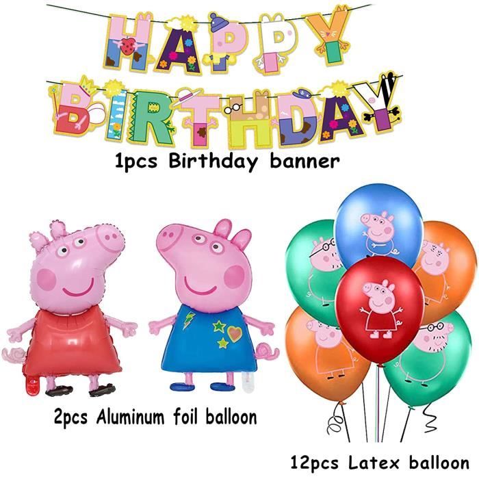 Peppa Pig PG018 Carte d'anniversaire 2 ans Multicolore : :  Fournitures de bureau