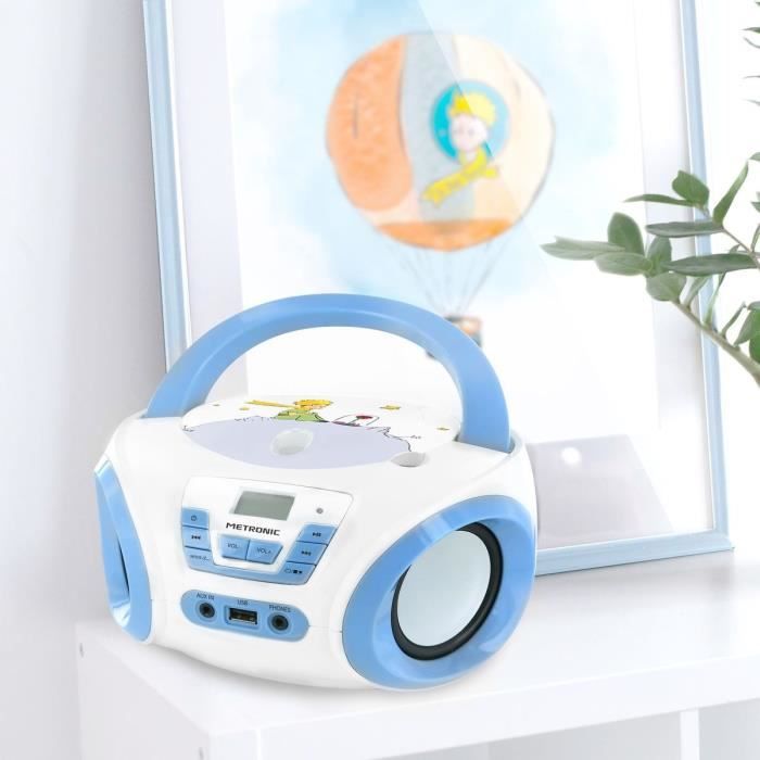 Radio Lecteur CD METRONIC Le Petit Prince avec port USB et entrée audio -  Bleu - Cdiscount Jeux - Jouets