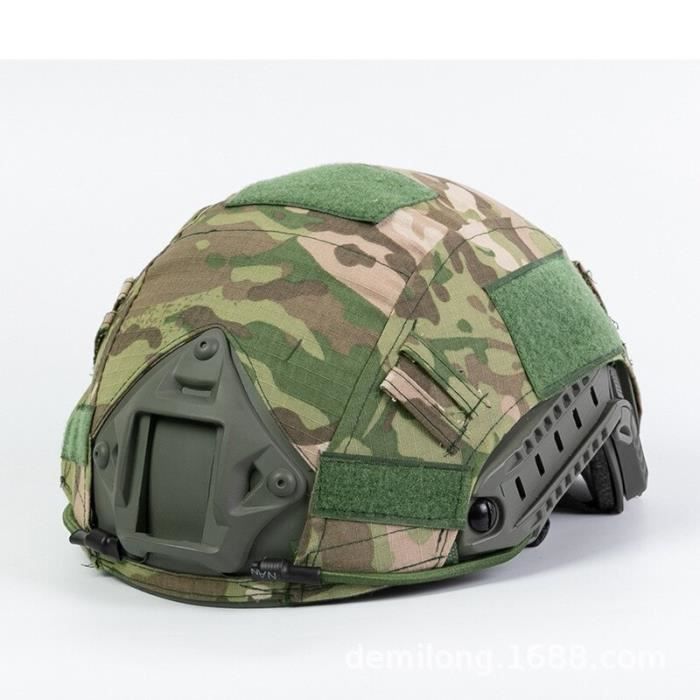 Juste un couvre-casque10 - Couvre casque tactique, tour de tête 52 60cm,  équipement Airsoft Paintball Wargame - Cdiscount Auto