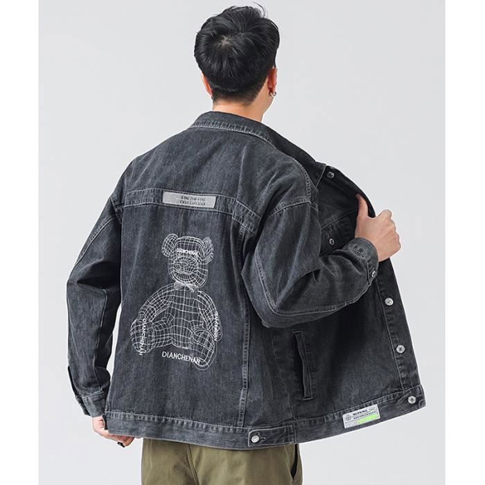 Veste en jean homme delavé best sale