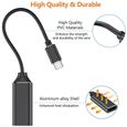 CHE® Adaptateur USB C vers HDMI 4K, Adaptateur USB de Type C à HDMI Câble [Compatible Thunde(Noir)rbolt 3]-2