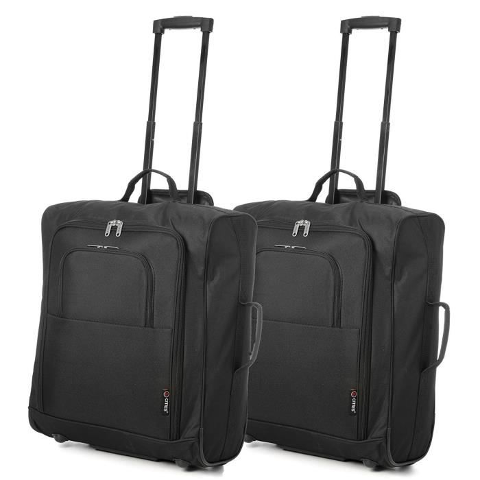 Easyjet et British Airways 56x45x25cm Bagage a Main de Cabine maximale Approuve Trolley Sac Huge 60L