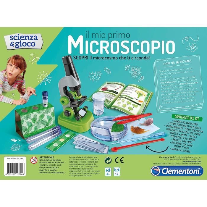 CLEMENTONI Science & Jeu - Mon premier microscope - Jeu scientifique -  Cdiscount Jeux - Jouets
