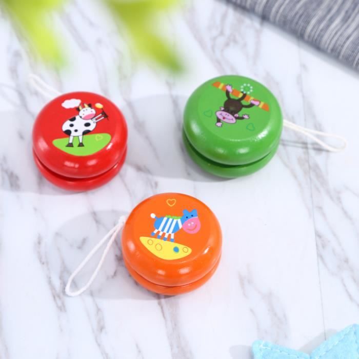 3 Pièces Dessin Animé Yo-Yo Vintage Yo-Yo Boules De Yo-Yo Lion Yo-Yo Cadeaux De Noël Débutants